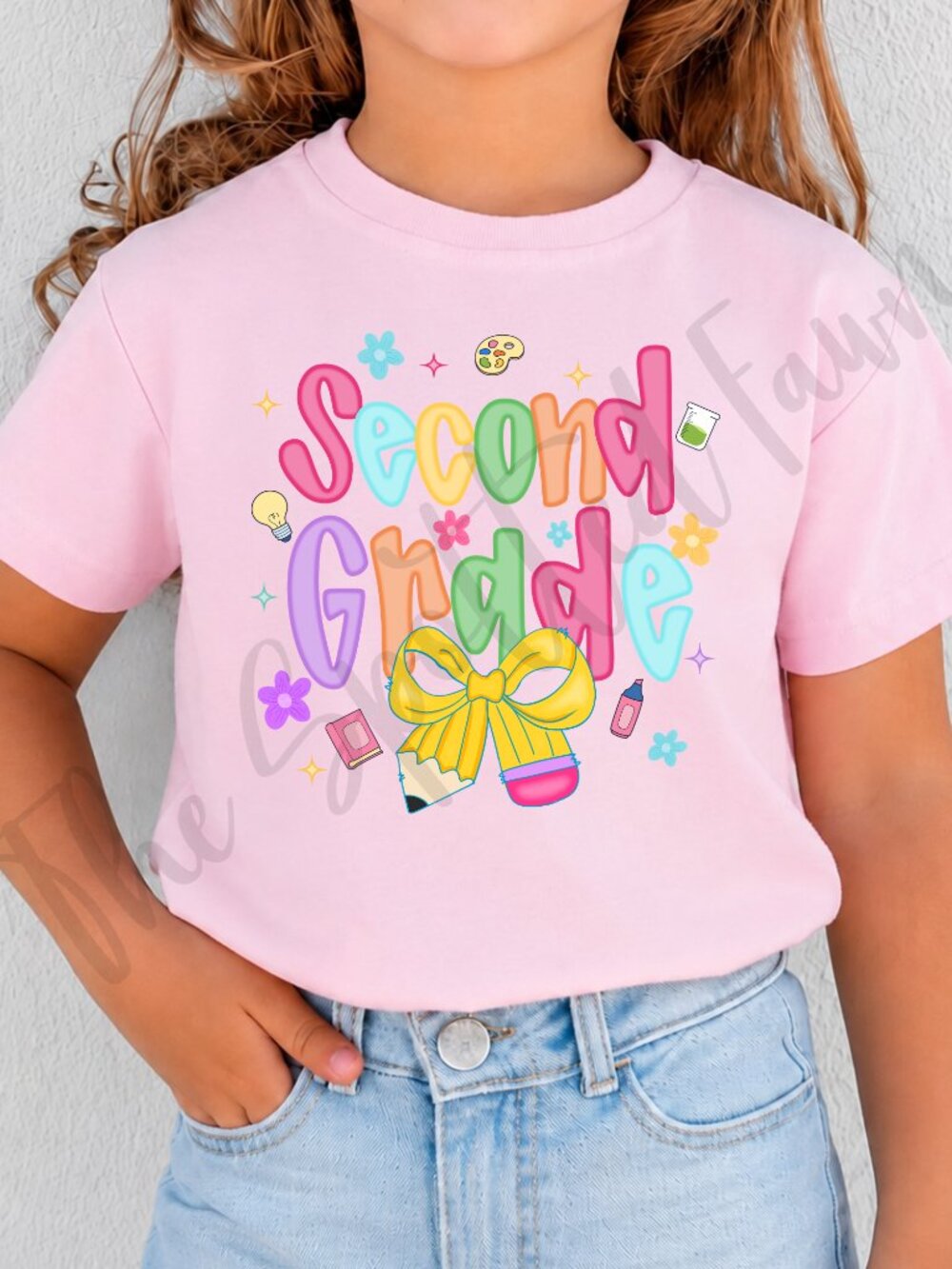 Second Grade Back to School T-Shirt Youth Made To Order Custom